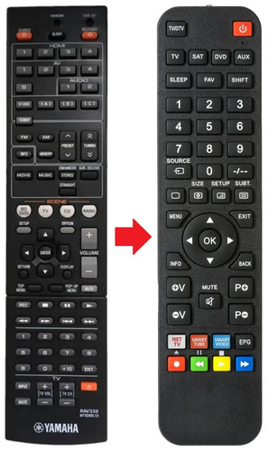 Telecomando adatto per yamaha - adatto,