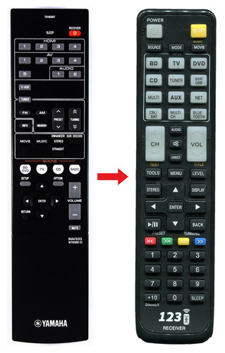 Telecomando ricambio per - telecomando, di